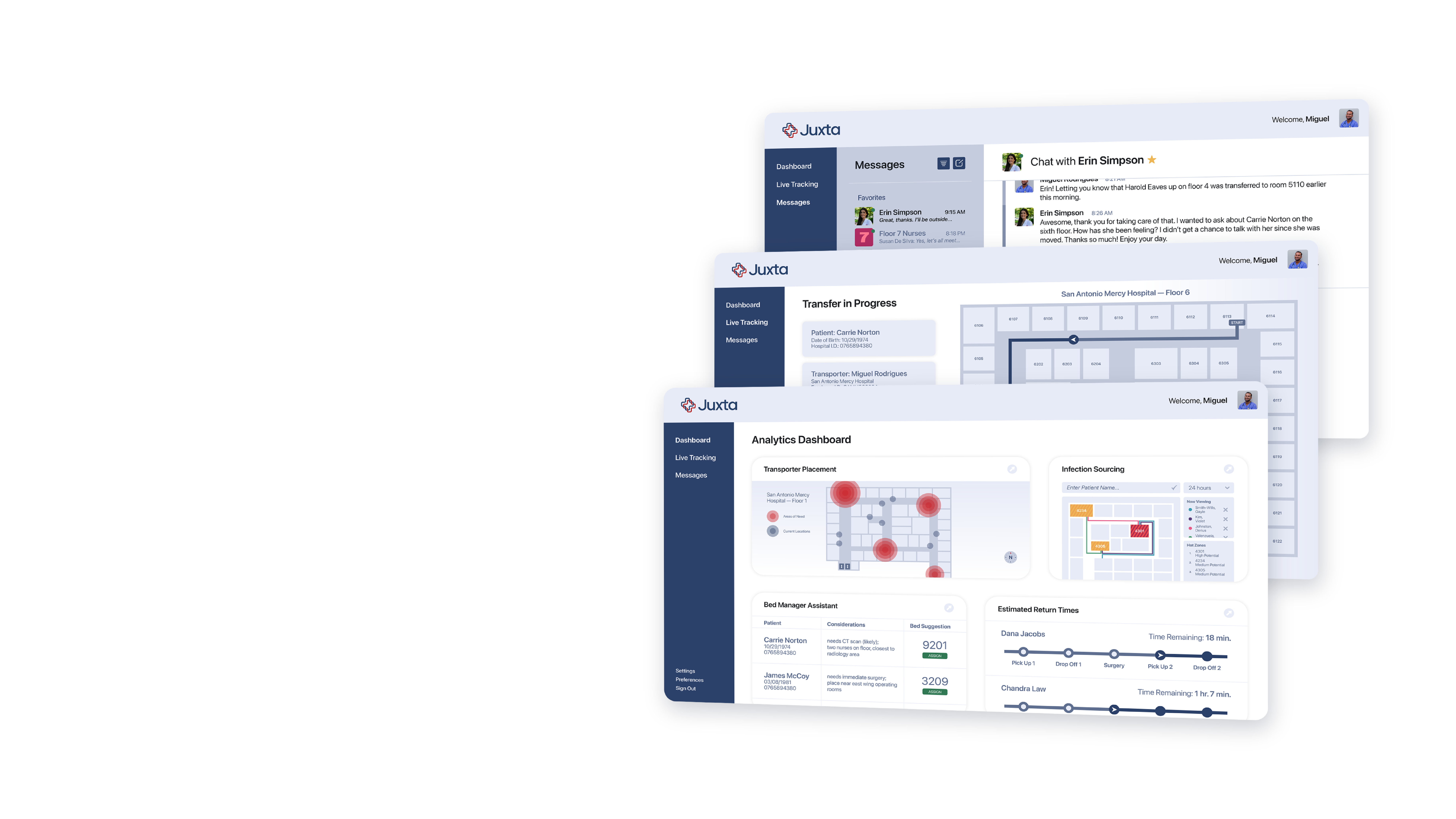 Healthcare Transport Platform Hero