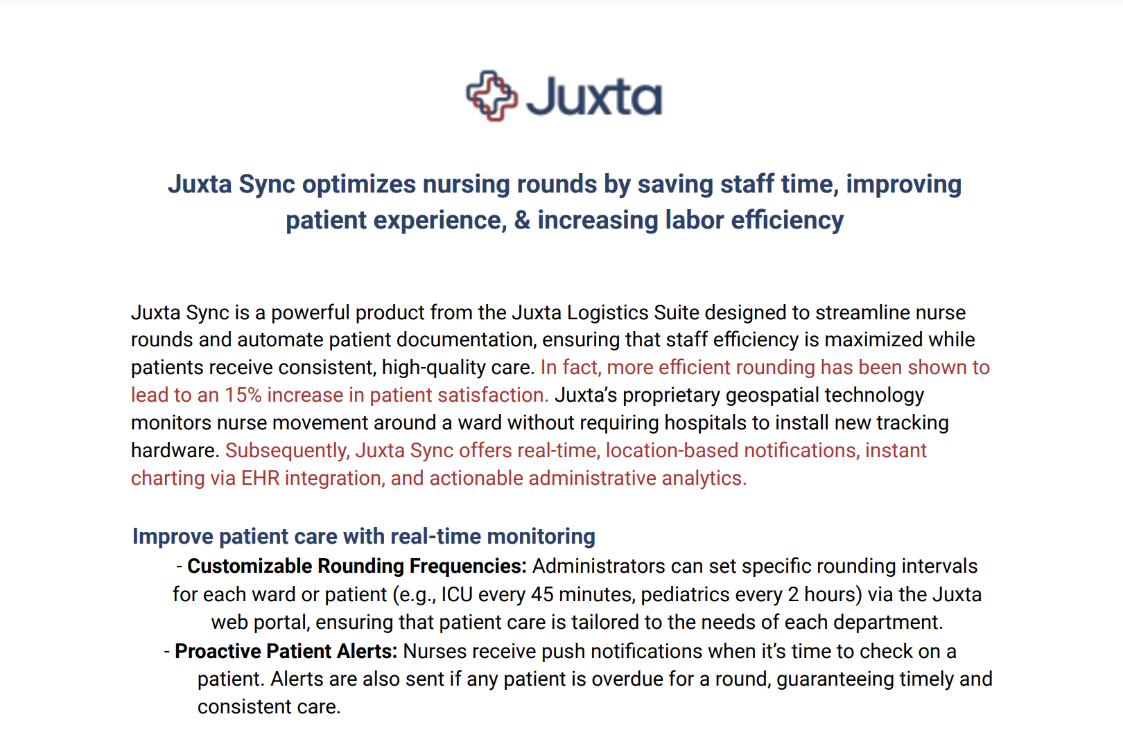 Preview of Juxta Sync Whitepaper